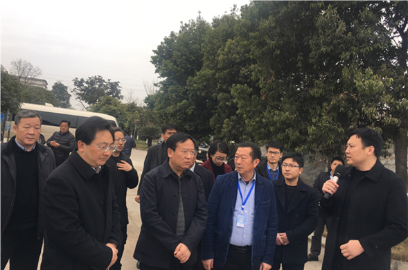 杨洪波副省长考察简阳市城南污水处理厂